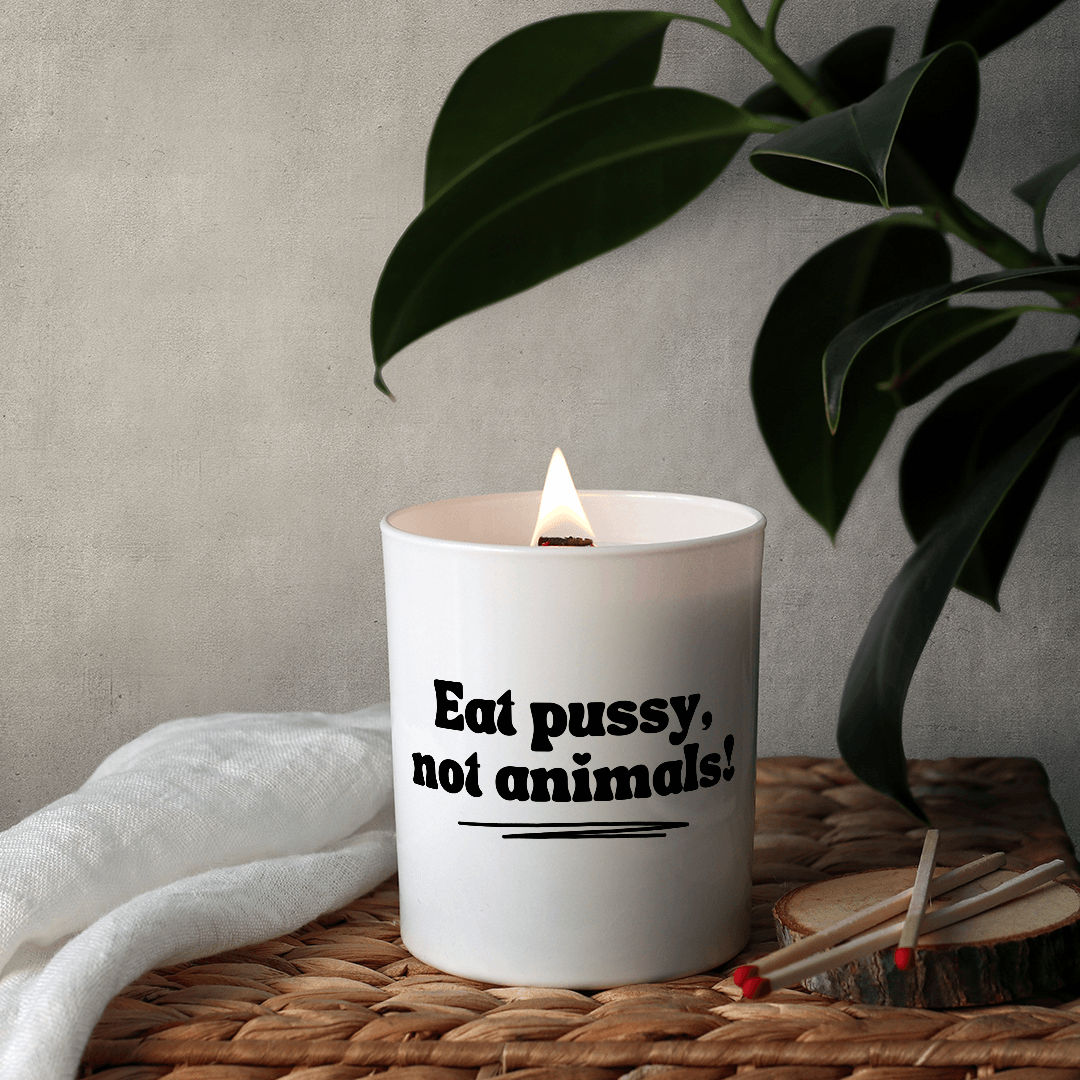 KDH Duftkerze | Eat pussy not animals!