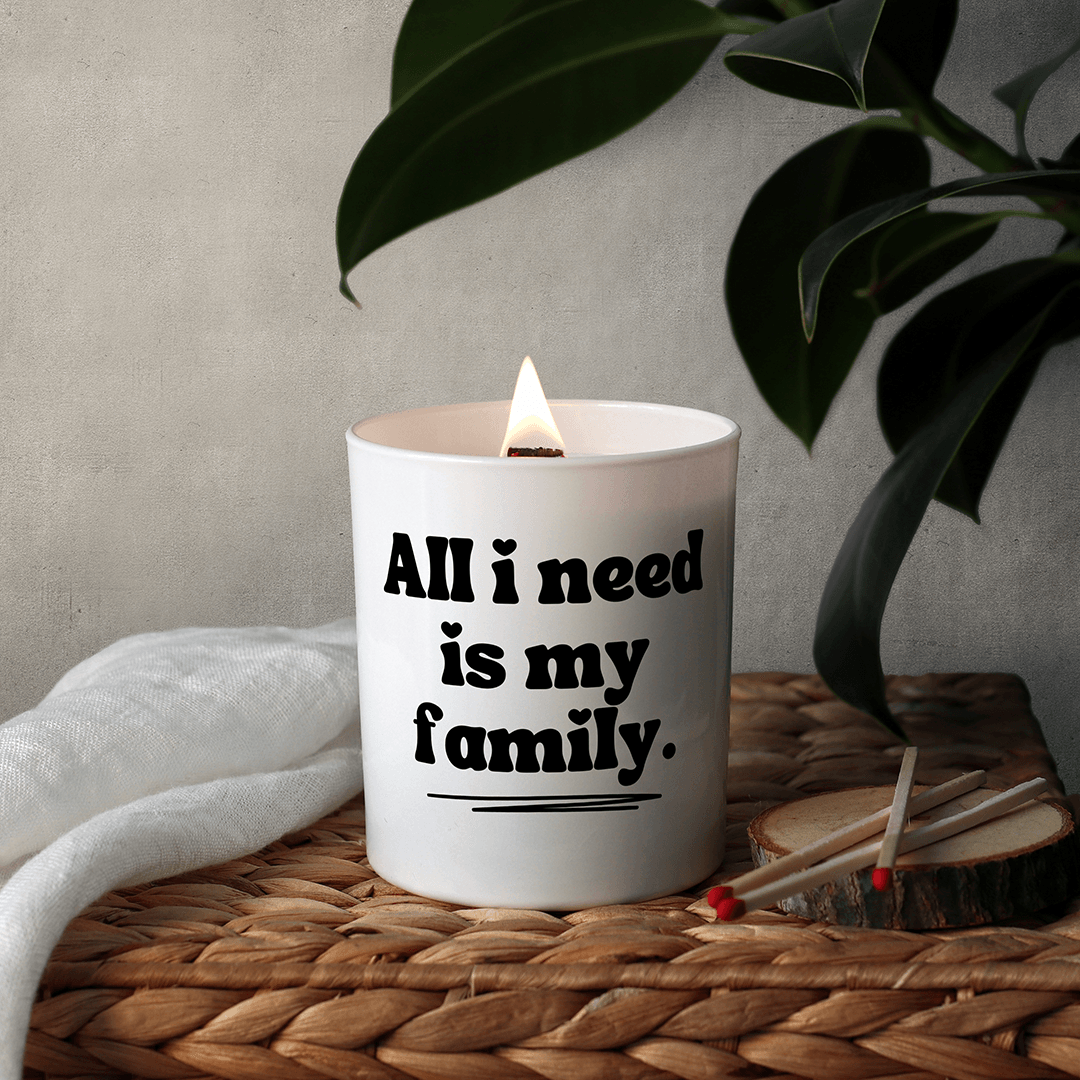 KDH Duftkerze | All I need is my Family.