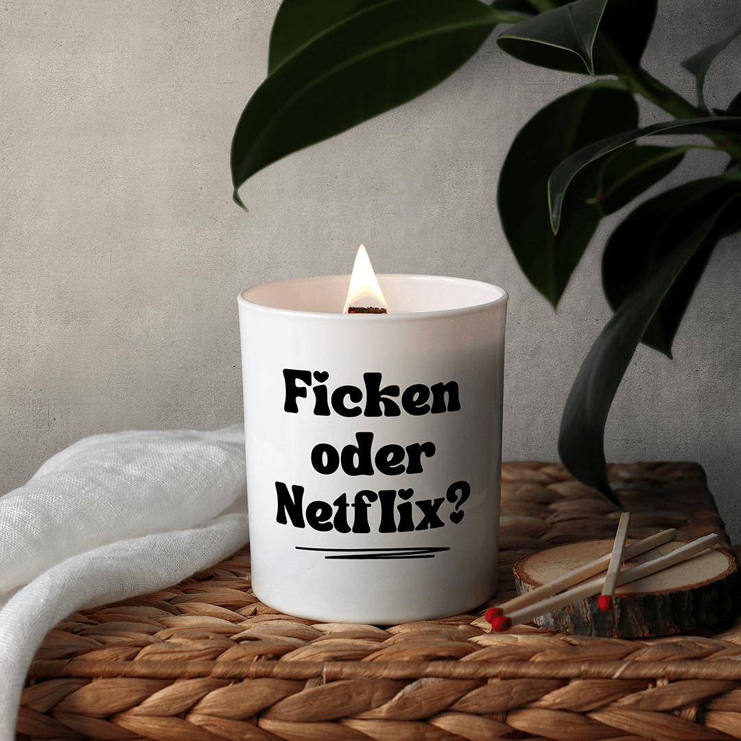 KDH Duftkerze | Ficken oder Netflix?