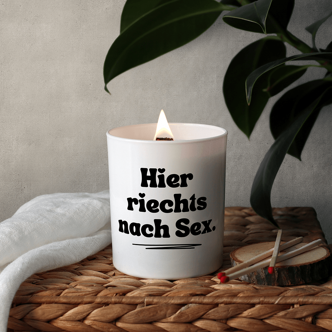 KDH Duftkerze | Hier riechts nach Sex.