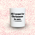 Duftkerze „All I want for Christmas is sex.“ von Kerzen der Herzen, Sojawachs im Glas