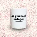 Duftkerze „All you need is dope!“ von Kerzen der Herzen, Sojawachs im Glas