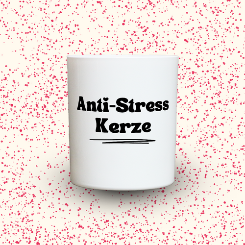 Duftkerze „Anti-Stress Kerze“ von Kerzen der Herzen, Sojawachs im Glas