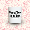 Duftkerze „Besoffen zu offen.“ von Kerzen der Herzen, Sojawachs im Glas
