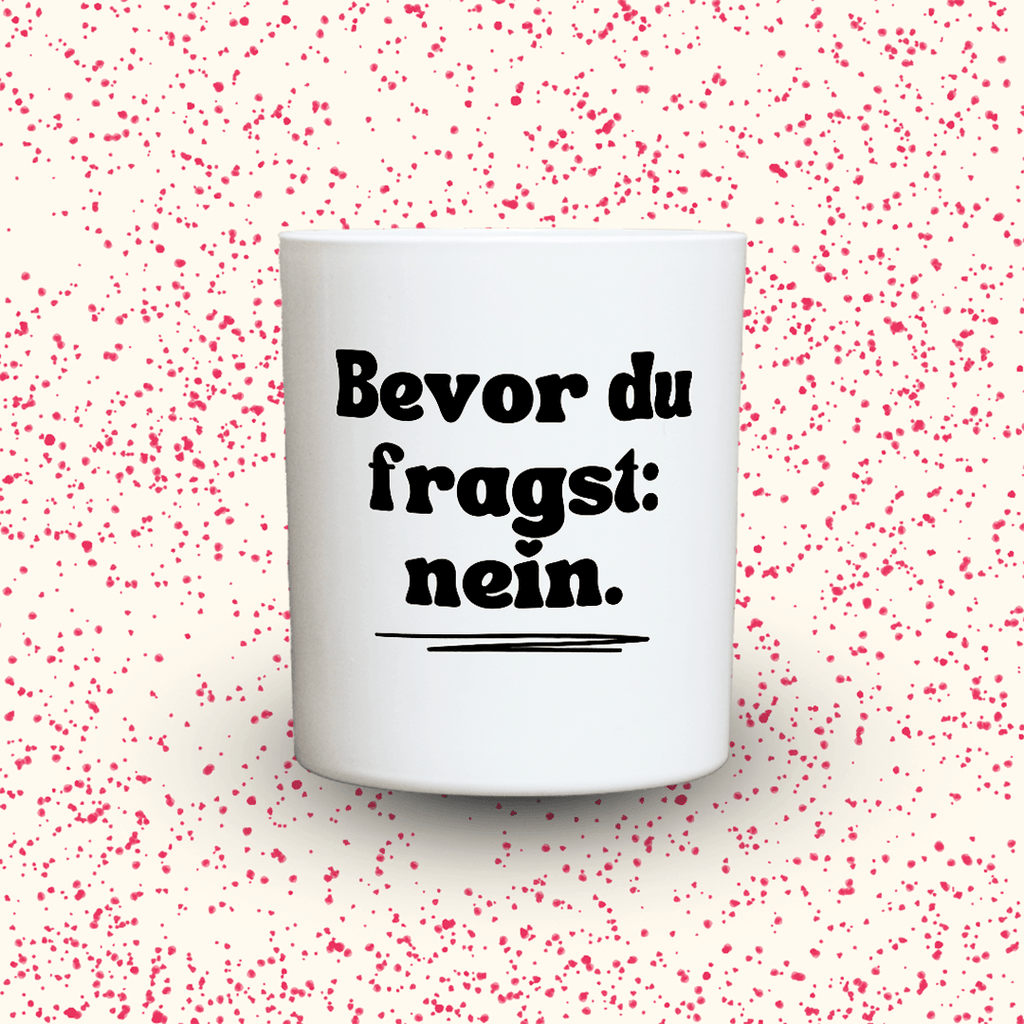 KDH  Duftkerze | Bevor du fragst: nein.