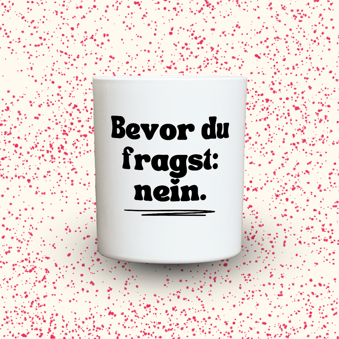 KDH  Duftkerze | Bevor du fragst: nein.