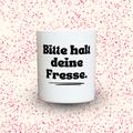 Duftkerze „Bitte halt deine Fresse.“ von Kerzen der Herzen, Sojawachs im Glas