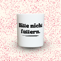 Duftkerze „Bitte nicht füttern.“ von Kerzen der Herzen, Sojawachs im Glas