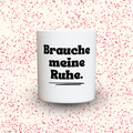 Duftkerze „Brauche meine Ruhe.“ von Kerzen der Herzen, Sojawachs im Glas