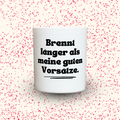 Duftkerze „Brennt länger als meine guten Vorsätze.“ von Kerzen der Herzen, Sojawachs im Glas