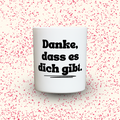 Duftkerze „Danke, dass es dich gibt.“ von Kerzen der Herzen, Sojawachs im Glas