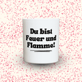 Duftkerze „Du bist Feuer und Flamme!“ von Kerzen der Herzen, Sojawachs im Glas