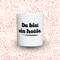Duftkerze „Du bist ein hottie.“ von Kerzen der Herzen, Sojawachs im Glas