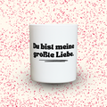 Duftkerze „Du bist meine größte Liebe.“ von Kerzen der Herzen, Sojawachs im Glas