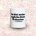 Duftkerze „Du bist meine tägliche Dosis Wahnsinn.“ von Kerzen der Herzen, Sojawachs im Glas