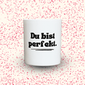 Duftkerze „Du bist perfekt.“ von Kerzen der Herzen, Sojawachs im Glas