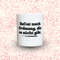 Duftkerze „Duftet nach Ordnung, die es nicht gibt.“ von Kerzen der Herzen, Sojawachs im Glas