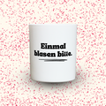Duftkerze „Einmal blasen bitte.“ von Kerzen der Herzen, Sojawachs im Glas