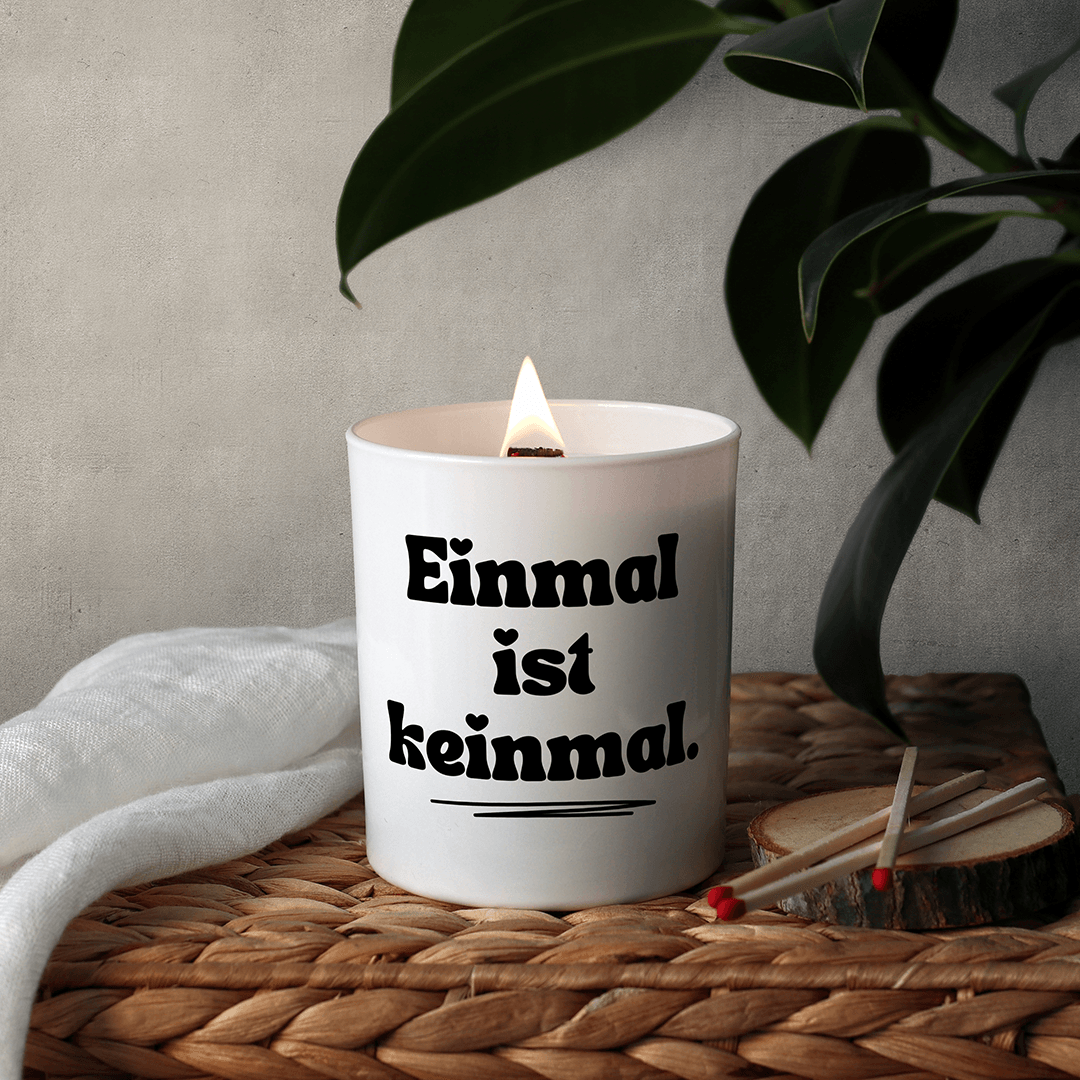 KDH  Duftkerze | Einmal ist keinmal.