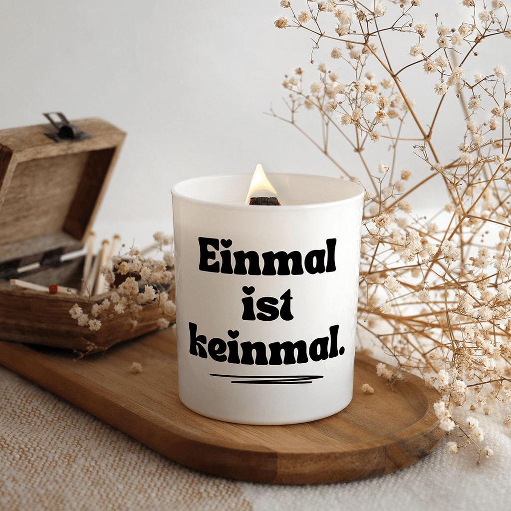 KDH  Duftkerze | Einmal ist keinmal.