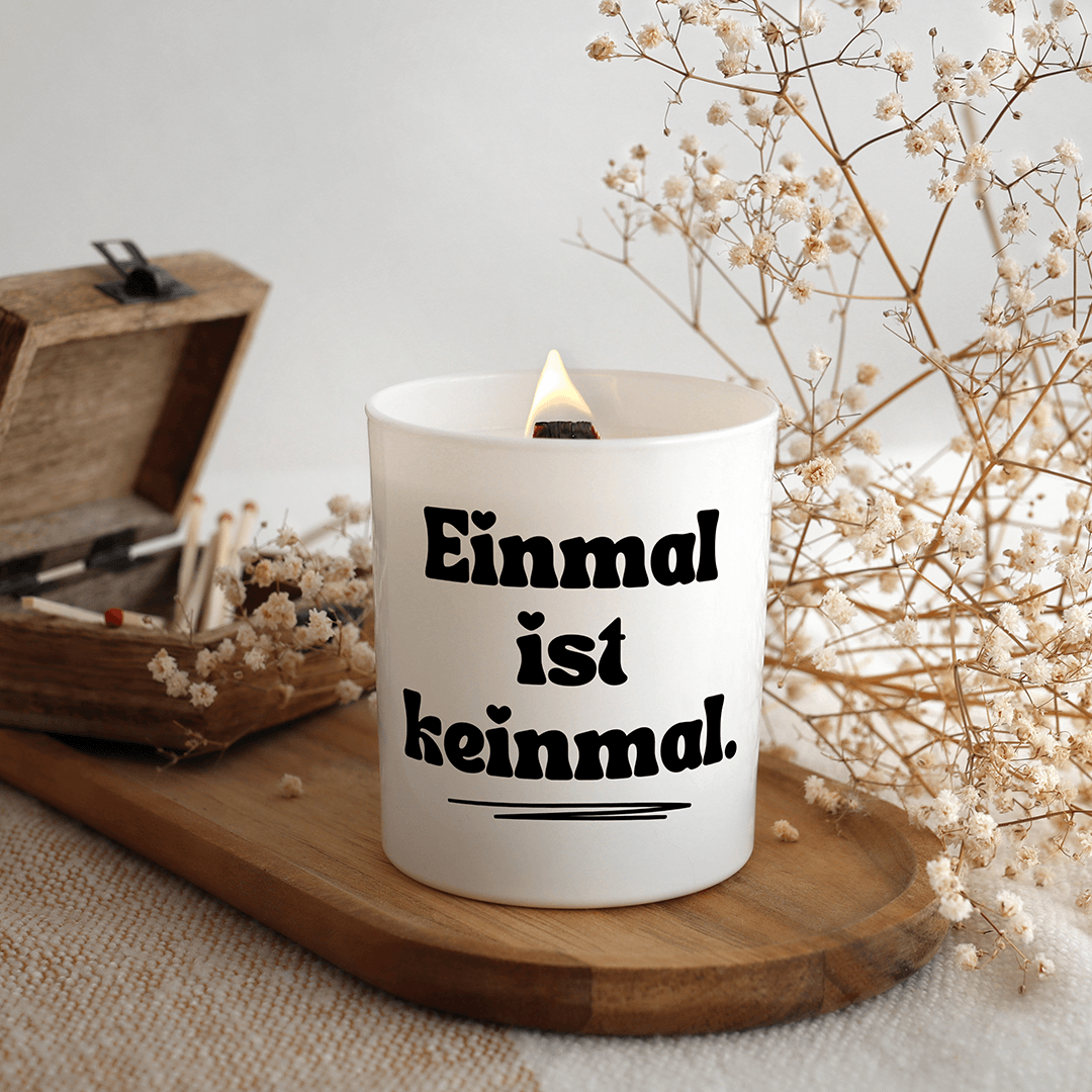 KDH  Duftkerze | Einmal ist keinmal.