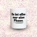 Duftkerze „Es ist alles nur eine Phase.“ von Kerzen der Herzen, Sojawachs im Glas