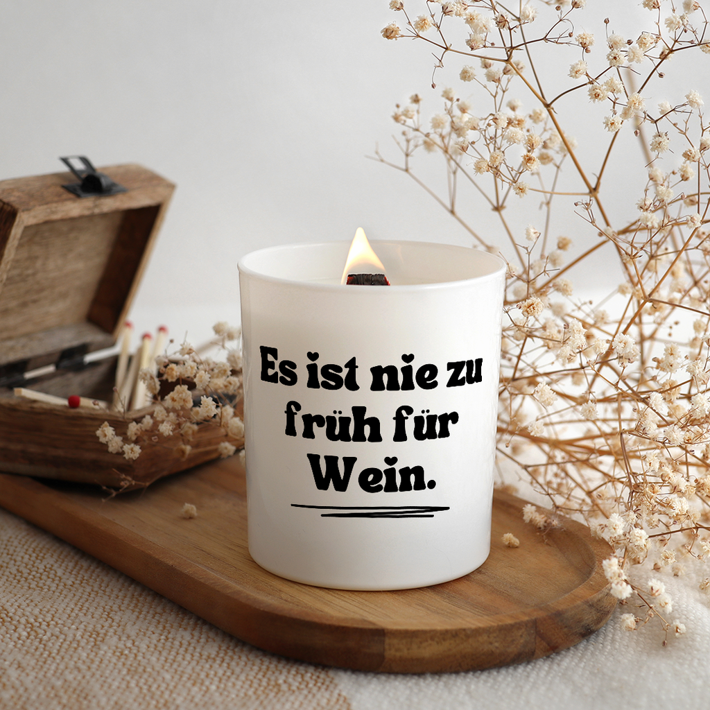 Es ist nie zu früh für Wein.
