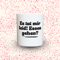 Duftkerze „Es tut mir leid! Essen gehen?“ von Kerzen der Herzen, Sojawachs im Glas