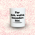 Duftkerze „Für dich, weil du besonders bist.“ von Kerzen der Herzen, Sojawachs im Glas