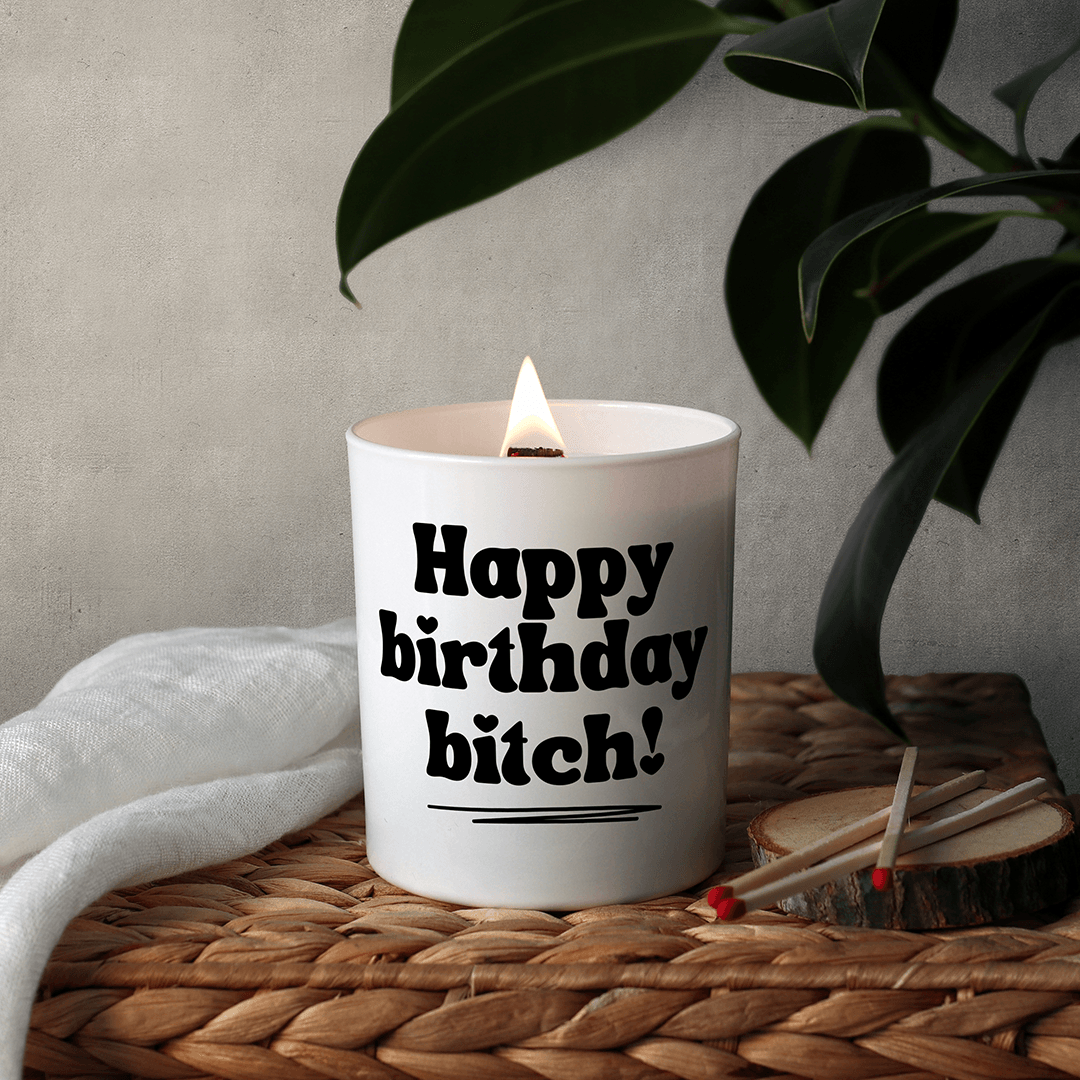 KDH  Duftkerze | Happy Birthday bitch!