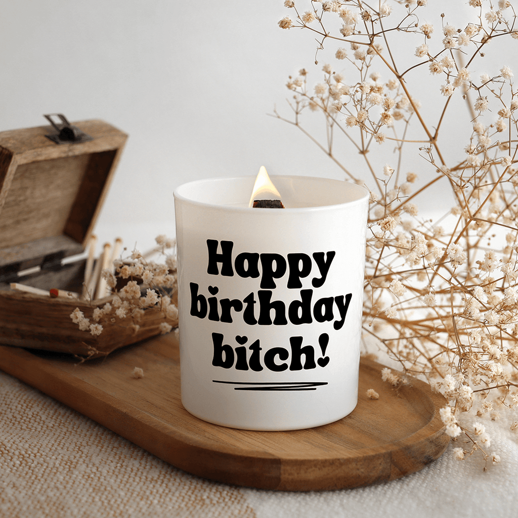 KDH  Duftkerze | Happy Birthday bitch!