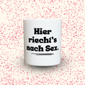 Duftkerze „Hier riecht‘s nach Sex.“ von Kerzen der Herzen, Sojawachs im Glas