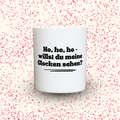 Duftkerze „Ho, ho, ho - willst du meine Glocken sehen?“ von Kerzen der Herzen, Sojawachs im Glas