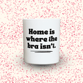 Duftkerze „Home is where the bra isn‘t.“ von Kerzen der Herzen, Sojawachs im Glas