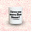 Duftkerze „I love you more than Döner!“ von Kerzen der Herzen, Sojawachs im Glas