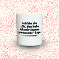 Duftkerze „Ich bin die Oh, das habe ich mir immer gewünscht-Lüge.“ von Kerzen der Herzen, Sojawachs im Glas