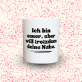 Duftkerze „Ich bin sauer, aber will trotzdem Nähe.“ von Kerzen der Herzen, Sojawachs im Glas