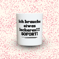 Duftkerze „Ich brauche etwas Leckeres!!! Sofort!“ von Kerzen der Herzen, Sojawachs im Glas