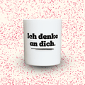 Duftkerze „Ich denke an dich.“ von Kerzen der Herzen, Sojawachs im Glas