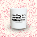 Duftkerze „I fucking love you and I love fucking you.“ von Kerzen der Herzen, Sojawachs im Glas