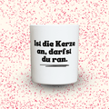 Duftkerze „Ist die Kerze an, darfst du ran.“ von Kerzen der Herzen, Sojawachs im Glas