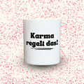 Duftkerze „Karma regelt das!“ von Kerzen der Herzen, Sojawachs im Glas