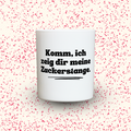 Duftkerze „Komm, ich zeig dir meine Zuckerstange.“ von Kerzen der Herzen, Sojawachs im Glas