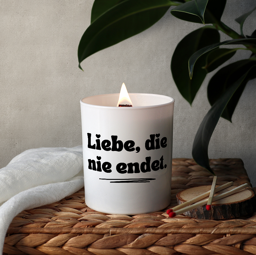 Duftkerze „Liebe, die nie endet.“ von Kerzen der Herzen – Bild 3