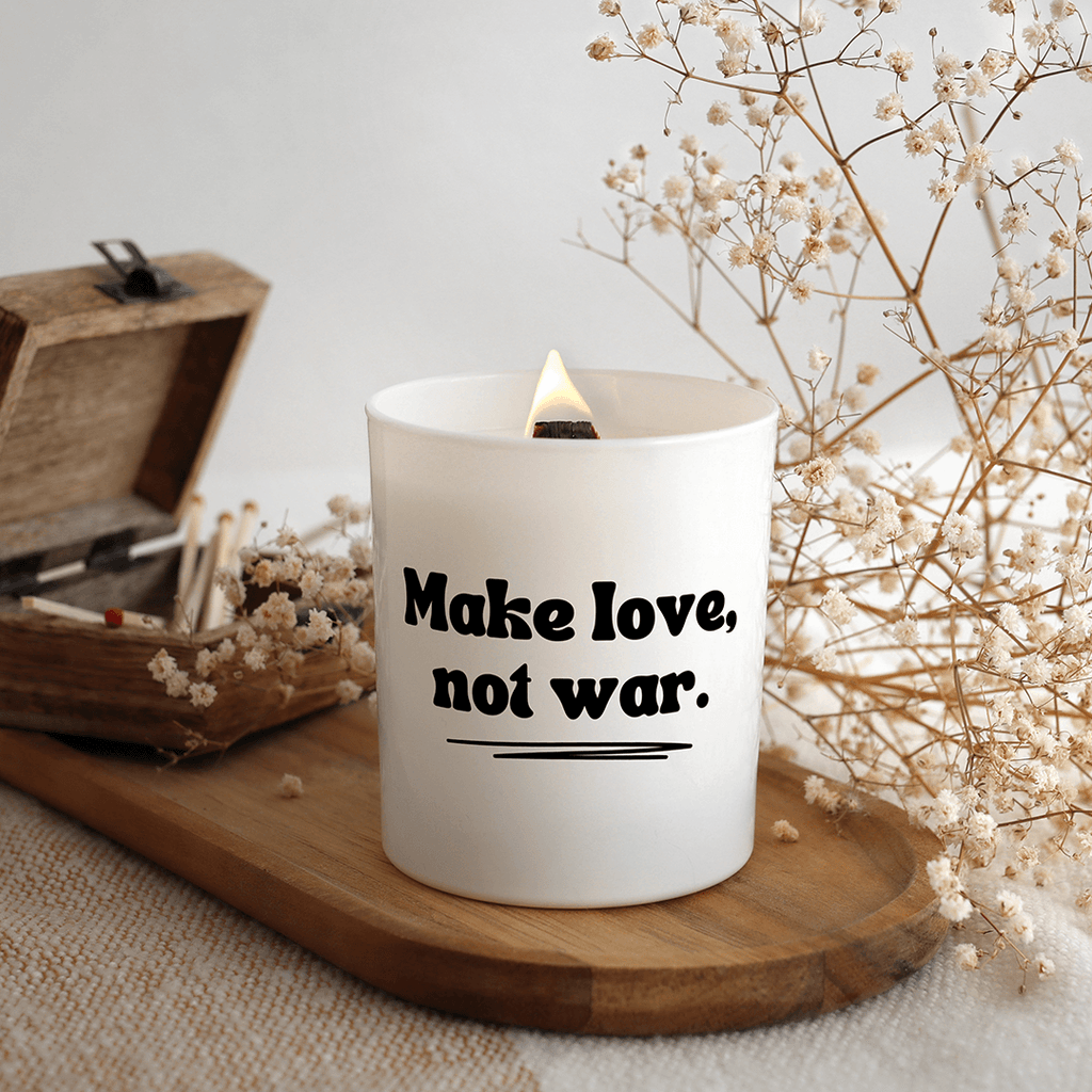 KDH  Duftkerze | Make love, not war.