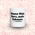 Duftkerze „Mama: Mein Herz, mein Zuhause.“ von Kerzen der Herzen, Sojawachs im Glas