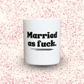 Duftkerze „Married as fuck.“ von Kerzen der Herzen, Sojawachs im Glas