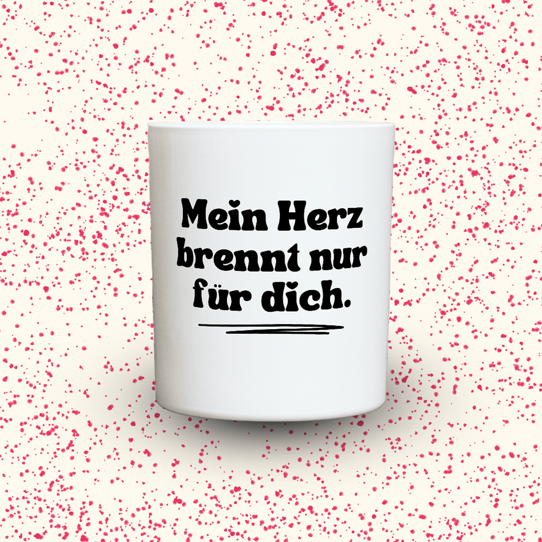 KDH  Duftkerze | Mein Herz brennt nur für dich.