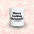 Duftkerze „Merry fucking Christmas!“ von Kerzen der Herzen, Sojawachs im Glas