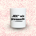 Duftkerze „NIX wie gewünscht.“ von Kerzen der Herzen, Sojawachs im Glas